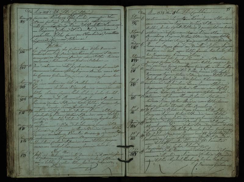 Pasvalio Romos katalikų parapijos bažnyčios 1793–1824 metų jungtuvių metrikų knyga