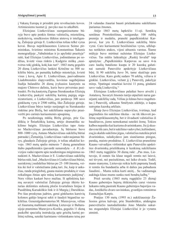 Šiaurietiški atsivėrimai : Pasvalio krašto istorijos ir kultūros žurnalas 2011, nr. 1 (30)