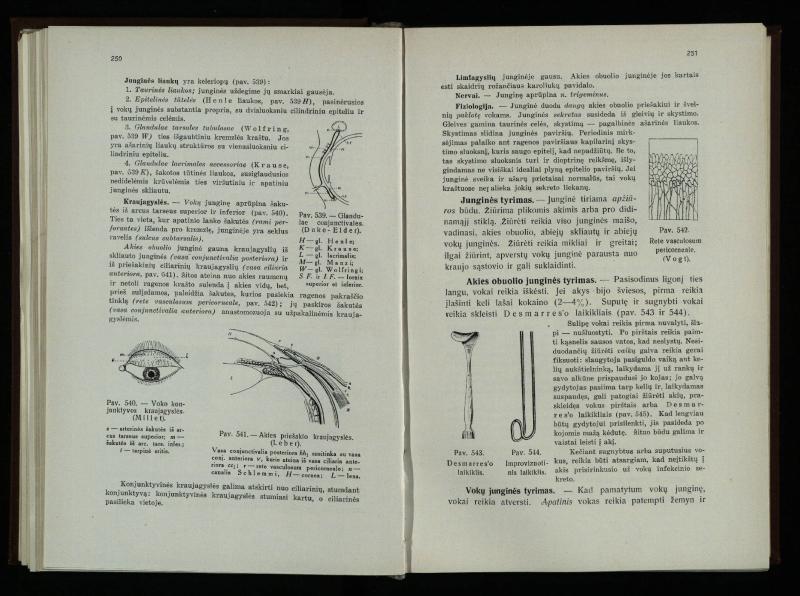 Akių ligų vadovas / Petras Avižonis. – Kaunas: Medicinos fakultetao leidinys, 1940. – VIII, 841, [2] p., 18 iliustr. lap.