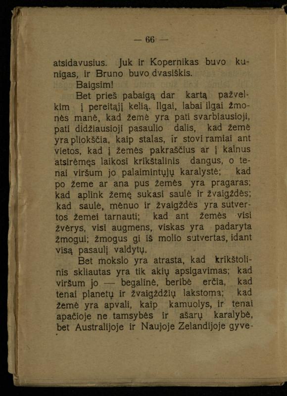 Žemė ir žmogus / med. d-ras P. Avižonis. – Antra pataisyta laida. – Voronežas: Lietuvos reikalų komisariato Kultūros ir švietimo skyrius, 1918. – 68 p.