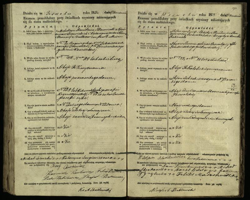 Pasvalio Romos katalikų parapijos bažnyčios 1849–1859 metų priešjungtuvinės apklausos knyga