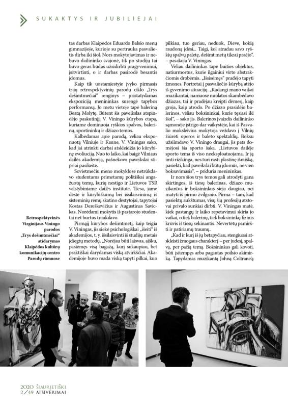 Šiaurietiški atsivėrimai : Pasvalio krašto istorijos ir kultūros žurnalas 2020, nr. 2 (49)