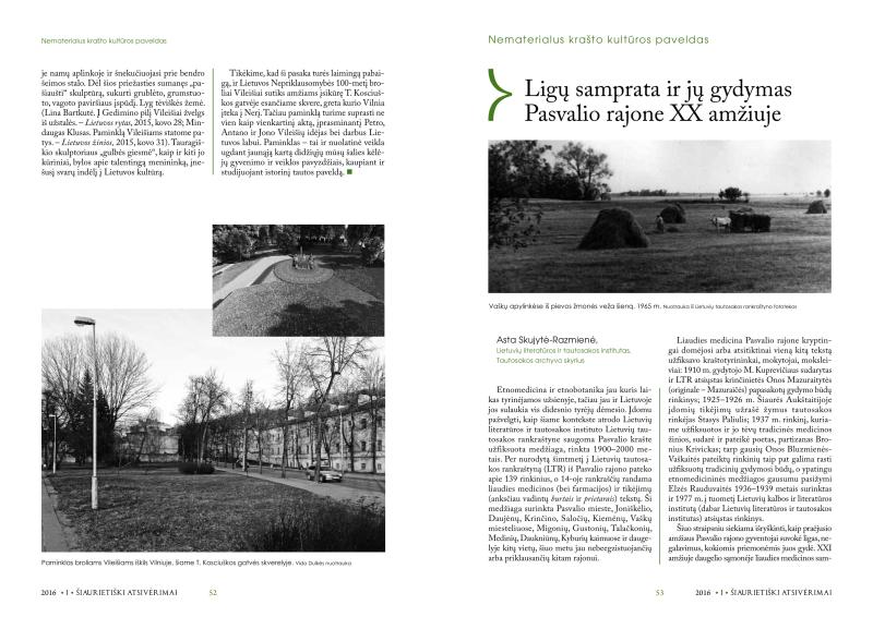 Šiaurietiški atsivėrimai : Pasvalio krašto istorijos ir kultūros žurnalas 2016, nr. 1 (40)