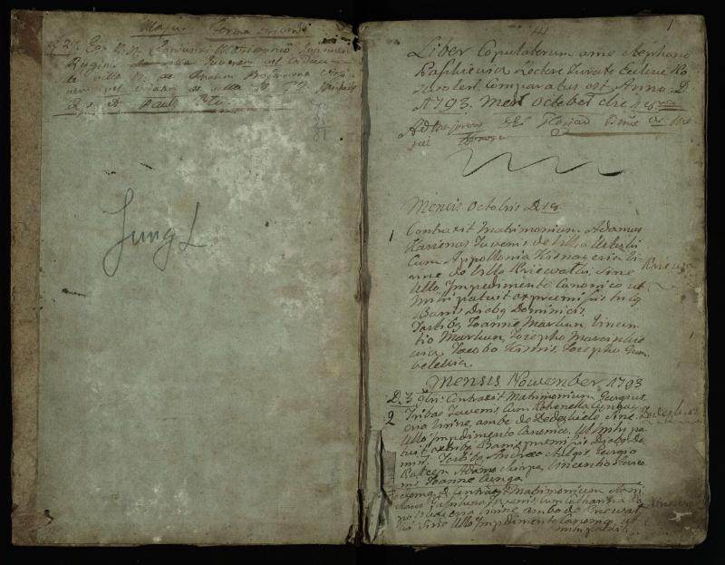 Pasvalio Romos katalikų parapijos bažnyčios 1793–1824 metų jungtuvių metrikų knyga