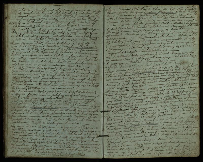 Vaškų (Konstantinavo) Romos katalikų parapijos bažnyčios 1809–1827 metų jungtuvių metrikų knyga