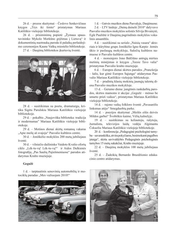Šiaurietiški atsivėrimai : Pasvalio krašto istorijos ir kultūros žurnalas 2010, nr. 2 (29)
