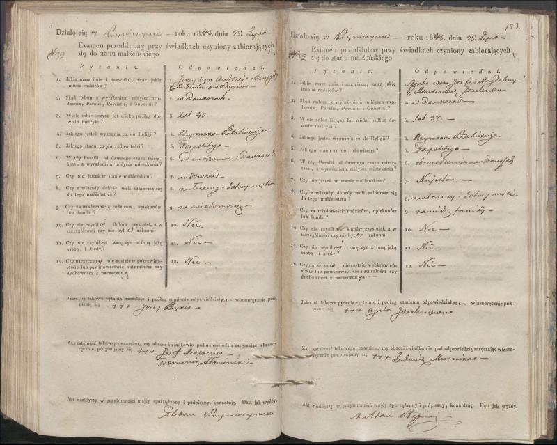 Krinčino Romos katalikų parapijos bažnyčios 1840–1844 metų priešjungtuvinės apklausos knyga