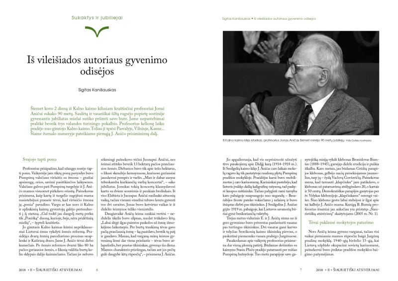 Šiaurietiški atsivėrimai : Pasvalio krašto istorijos ir kultūros žurnalas 2018, nr. 2 (45)