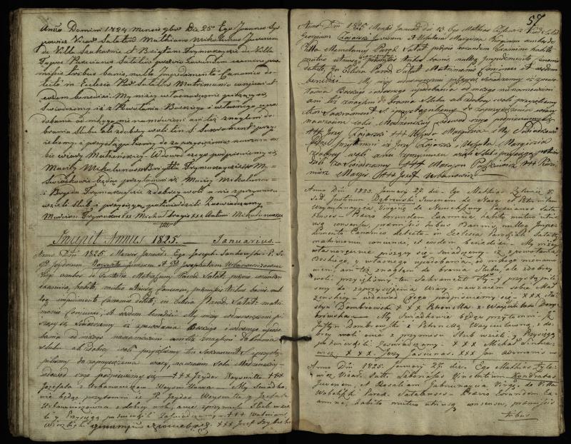 Saločių Romos katalikų parapijos bažnyčios 1819–1827 metų priešjungtuvinės apklausos knyga
