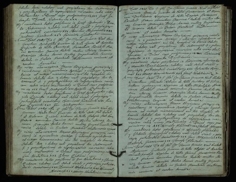 Vaškų (Konstantinavo) Romos katalikų parapijos bažnyčios 1809–1827 metų jungtuvių metrikų knyga