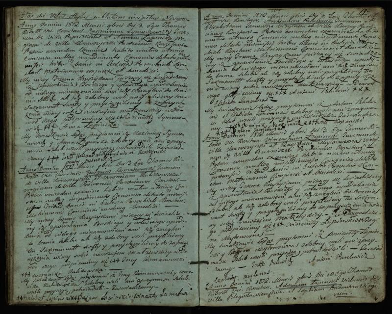 Vaškų (Konstantinavo) Romos katalikų parapijos bažnyčios 1809–1827 metų jungtuvių metrikų knyga