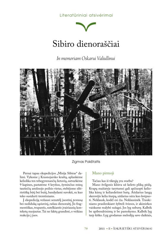 Šiaurietiški atsivėrimai : Pasvalio krašto istorijos ir kultūros žurnalas 2015, nr. 2 (39)
