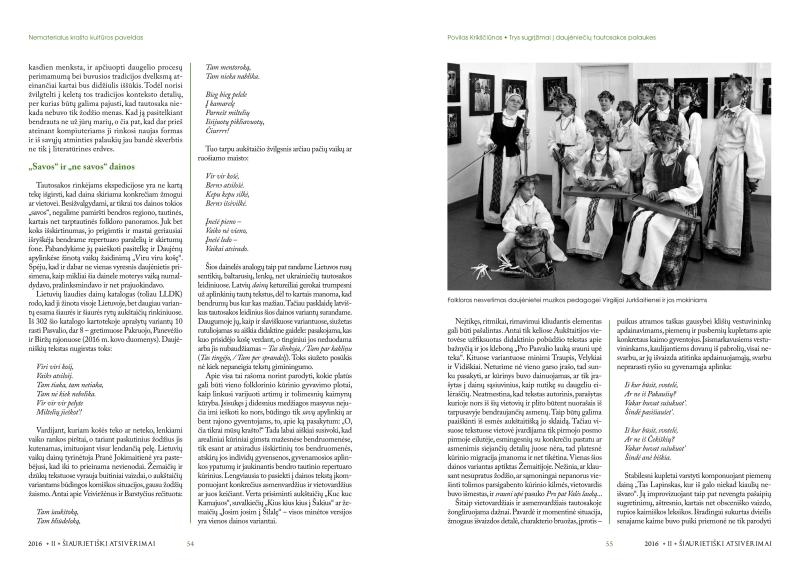 Šiaurietiški atsivėrimai : Pasvalio krašto istorijos ir kultūros žurnalas 2016, nr. 2 (41)
