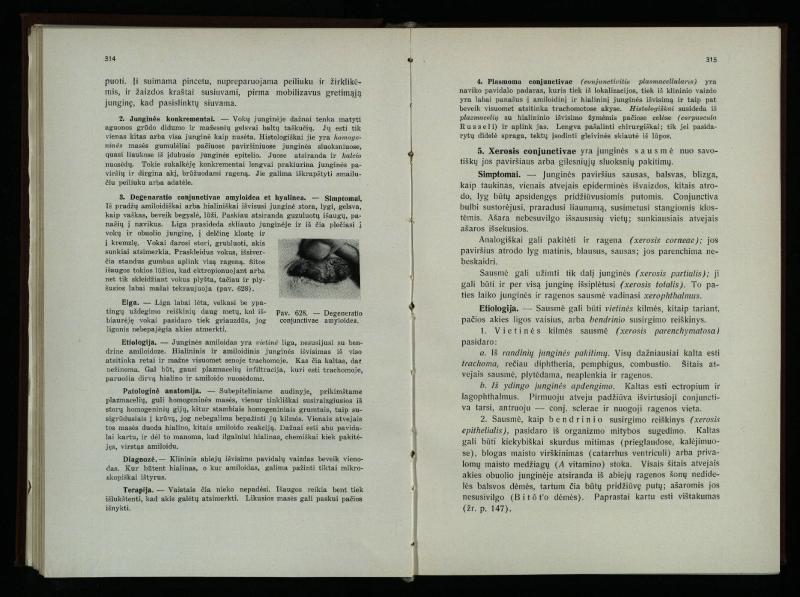 Akių ligų vadovas / Petras Avižonis. – Kaunas: Medicinos fakultetao leidinys, 1940. – VIII, 841, [2] p., 18 iliustr. lap.