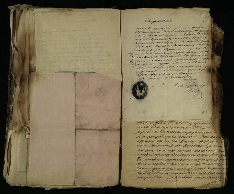 Pušaloto Romos katalikų parapijos bažnyčios 1843–1879 metų gaunamų raštų knyga