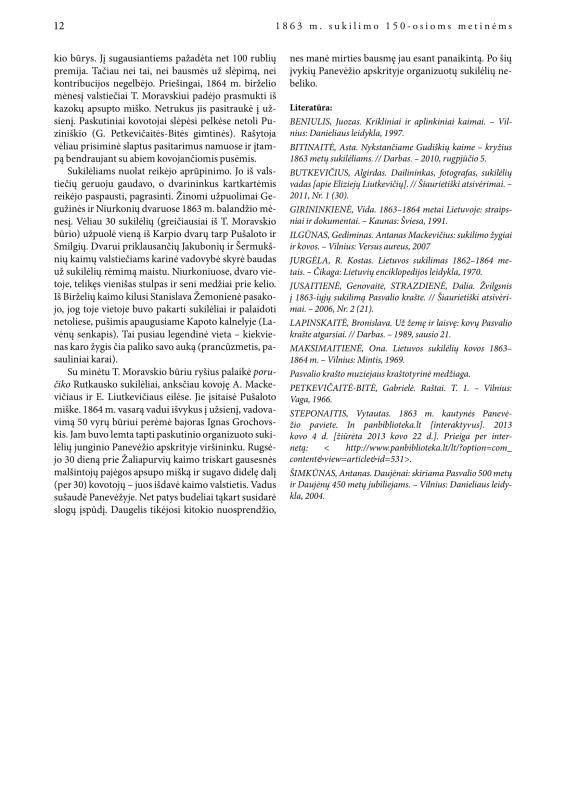 Šiaurietiški atsivėrimai : Pasvalio krašto istorijos ir kultūros žurnalas 2013, nr. 1 (34)