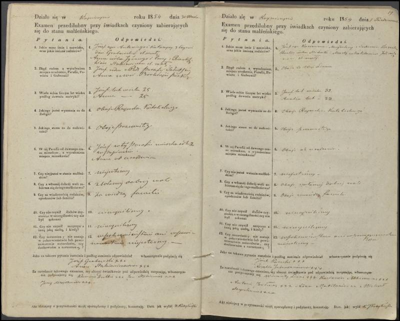 Krinčino Romos katalikų parapijos bažnyčios 1853–1862 metų priešjungtuvinės apklausos knyga