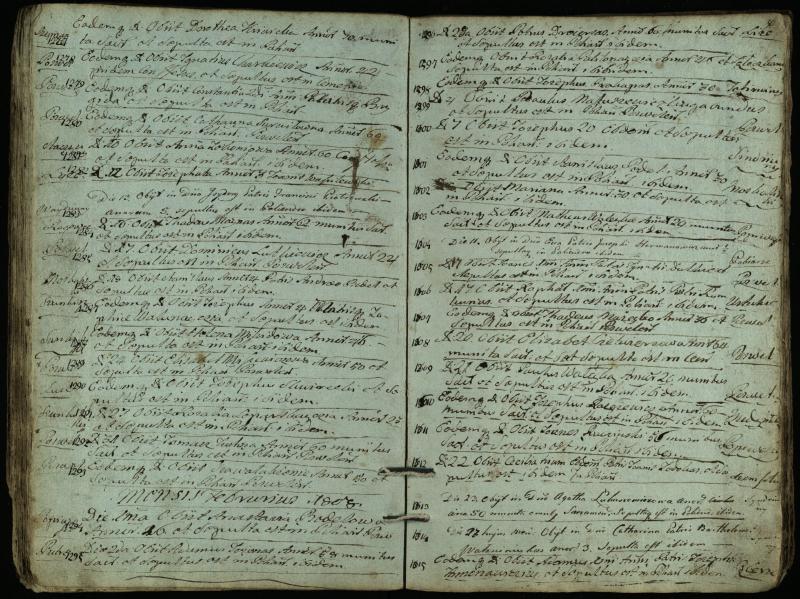 Pasvalio Romos katalikų parapijos bažnyčios 1794–1819 metų mirties metrikų knyga