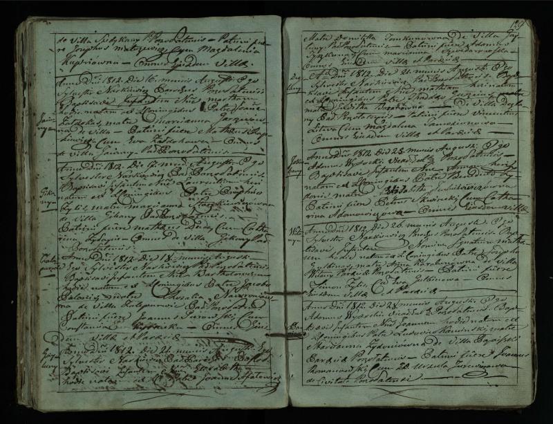 Pušaloto Romos katalikų parapijos bažnyčios 1802–1814 metų krikšto metrikų knyga