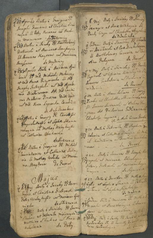 Pasvalio Romos katalikų parapijos bažnyčios 1749–1772 metų krikšto metrikų knyga
