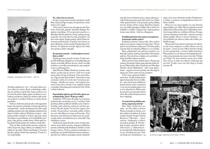Šiaurietiški atsivėrimai : Pasvalio krašto istorijos ir kultūros žurnalas 2019, nr. 1 (46)