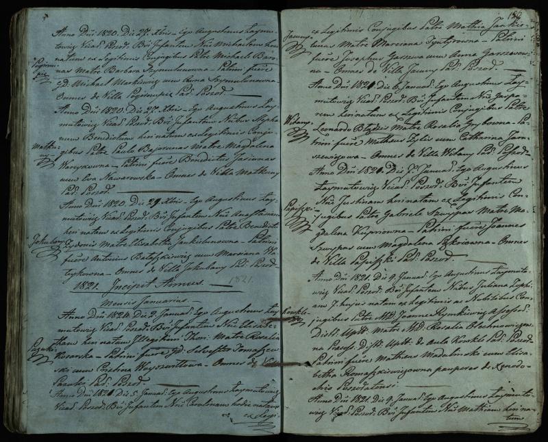 Pušaloto Romos katalikų parapijos bažnyčios 1814–1822 metų krikšto metrikų knyga