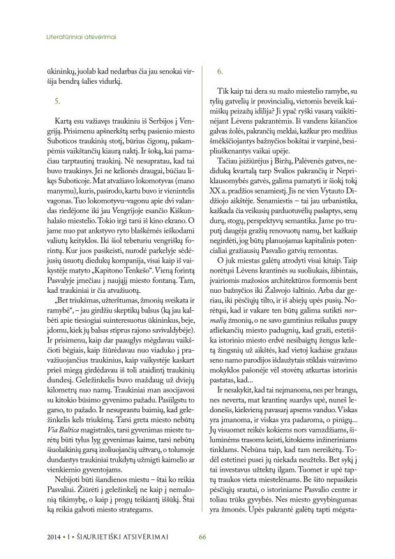 Šiaurietiški atsivėrimai : Pasvalio krašto istorijos ir kultūros žurnalas 2014, nr. 1 (36)