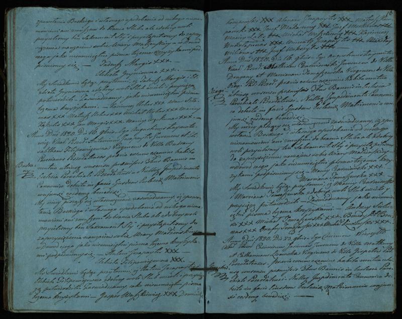 Pušaloto Romos katalikų parapijos bažnyčios 1819–1827 metų jungtuvių metrikų knyga