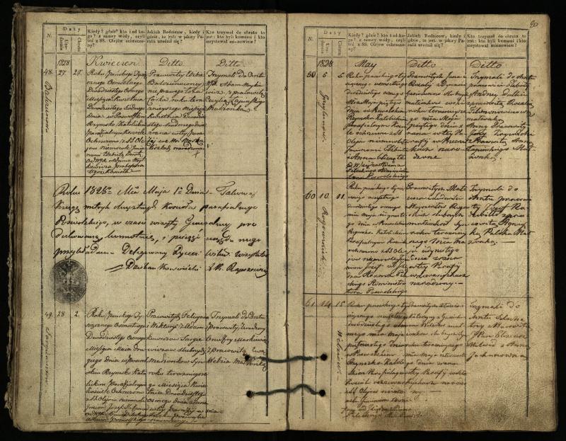 Pasvalio Romos katalikų parapijos bažnyčios 1827–1832 metų krikšto metrikų knyga