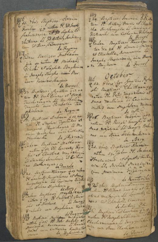 Pasvalio Romos katalikų parapijos bažnyčios 1749–1772 metų krikšto metrikų knyga