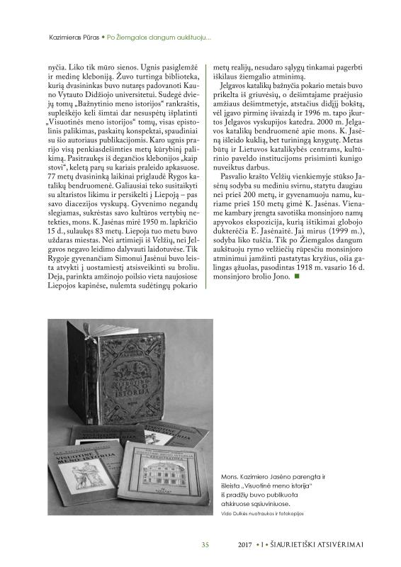 Šiaurietiški atsivėrimai : Pasvalio krašto istorijos ir kultūros žurnalas 2017, nr. 1 (42)