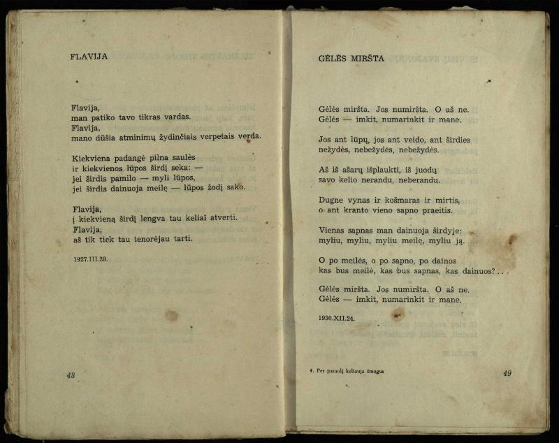 Per pasaulį keliauja žmogus : rinktinė poezija
