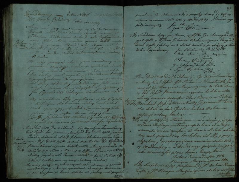 Pušaloto Romos katalikų parapijos bažnyčios 1810–1819 metų jungtuvių metrikų knyga