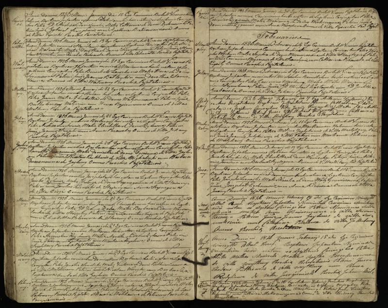 Pušaloto Romos katalikų parapijos bažnyčios 1822–1828 metų krikšto metrikų knyga
