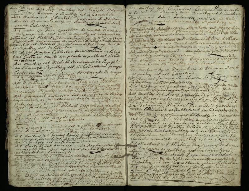 Pušaloto Romos katalikų parapijos bažnyčios 1772–1785 metų mirties metrikų knyga