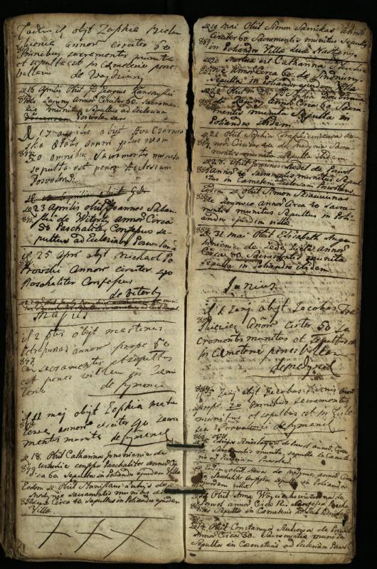 Pasvalio Romos katalikų parapijos bažnyčios 1744–1776 metų mirties metrikų knyga