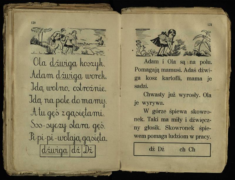 U NAS : Elementarz dla wsi metoda wyrazowa