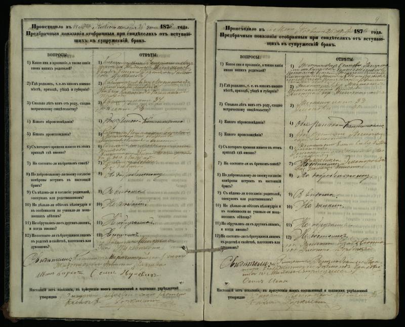 Pasvalio Romos katalikų parapijos bažnyčios 1876–1885 metų priešjungtuvinės apklausos knyga