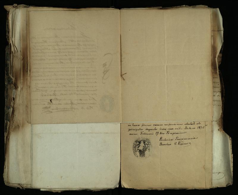 Pušaloto Romos katalikų parapijos bažnyčios 1843–1879 metų gaunamų raštų knyga