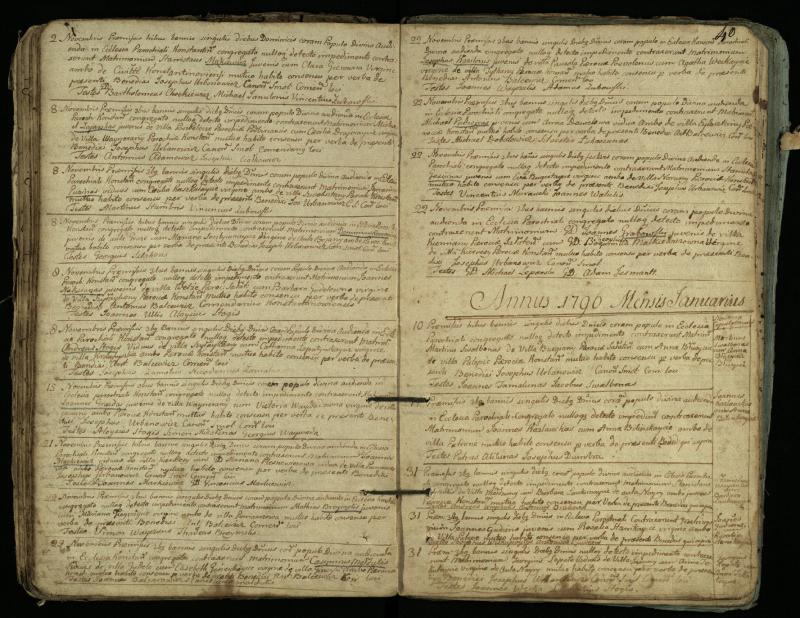 Vaškų (Konstantinavo) Romos katalikų parapijos bažnyčios 1766–1804 metų jungtuvių metrikų knyga
