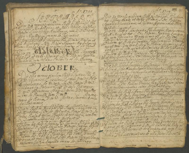 Pasvalio Romos katalikų parapijos bažnyčios 1703–1718 metų krikšto metrikų knyga
