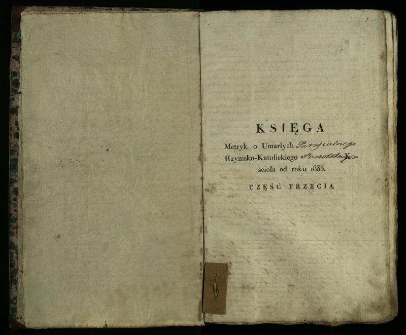 Pušaloto Romos katalikų parapijos bažnyčios 1835–1848 metų mirties metrikų knyga