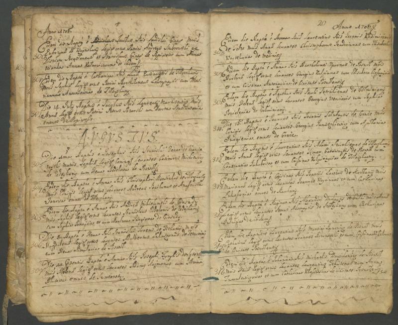 Pasvalio Romos katalikų parapijos bažnyčios 1703–1718 metų krikšto metrikų knyga