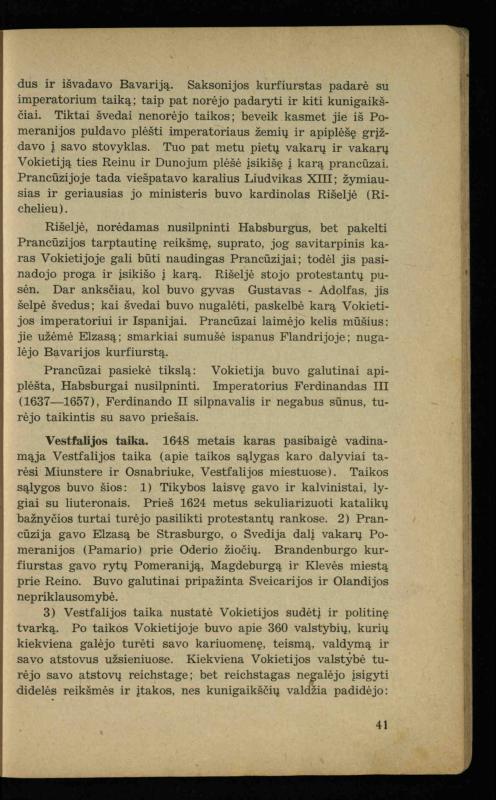 Naujųjų amžių istorija: vadovėlis vidurinėms mokykloms / K. Kliuksinas. – Kaunas: Sakalas, 1936. – 160 p.