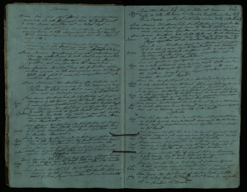 Pušaloto Romos katalikų parapijos bažnyčios 1810–1827 metų mirties metrikų knyga