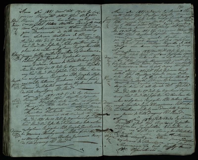 Pušaloto Romos katalikų parapijos bažnyčios 1814–1822 metų krikšto metrikų knyga