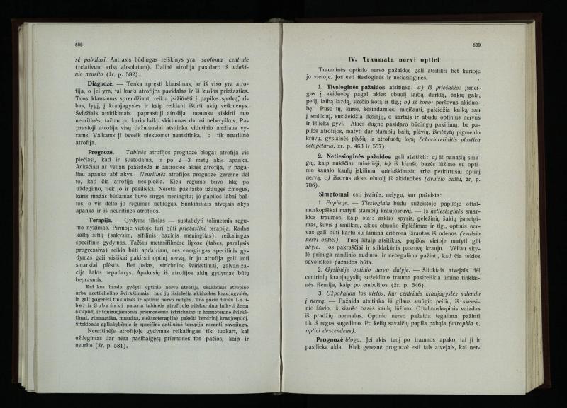 Akių ligų vadovas / Petras Avižonis. – Kaunas: Medicinos fakultetao leidinys, 1940. – VIII, 841, [2] p., 18 iliustr. lap.