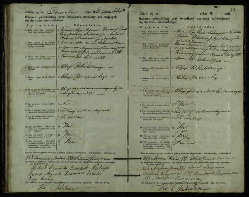Pasvalio Romos katalikų parapijos bažnyčios 1859–1867 metų priešjungtuvinės apklausos knyga