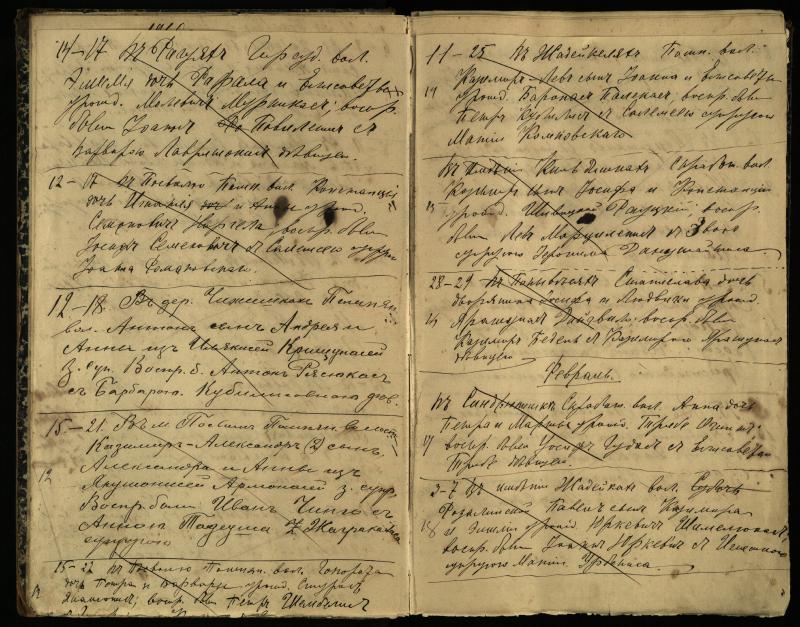Pasvalio Romos katalikų parapijos bažnyčios 1909–1918 metų krikšto metrikų juodraštis