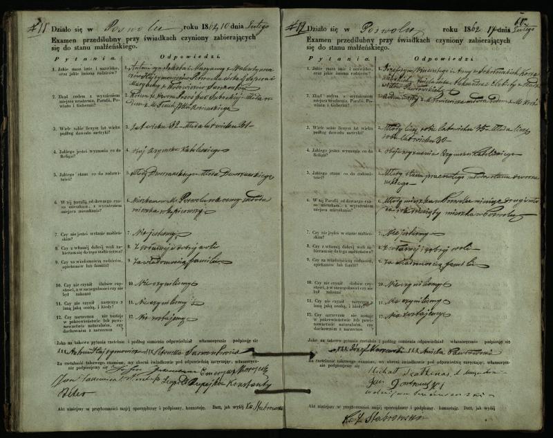 Pasvalio Romos katalikų parapijos bažnyčios 1859–1867 metų priešjungtuvinės apklausos knyga